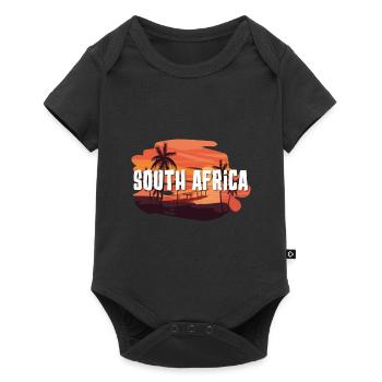Afrique du Sud - Body à manches courtes Premium Bébé - noir - Devant
