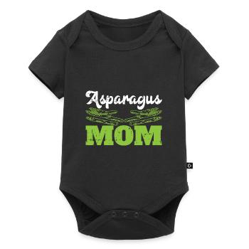 Spargel - Baby Premium Kurzarmbody - Schwarz - Vorne