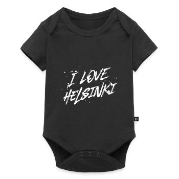 J’aime Helsinki - Body à manches courtes Premium Bébé - noir - Devant