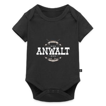 Anwalt Beruf - Baby Premium Kurzarmbody - Schwarz - Vorne