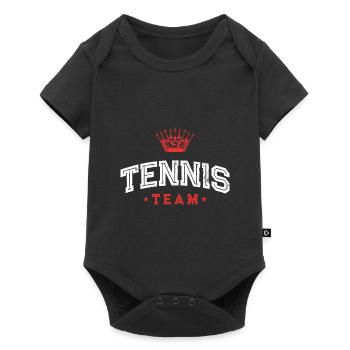 Équipe de tennis - Body à manches courtes Premium Bébé - noir - Devant