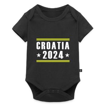 Croatia 2024 - Baby Premium short-sleeve bodysuit - black - Front