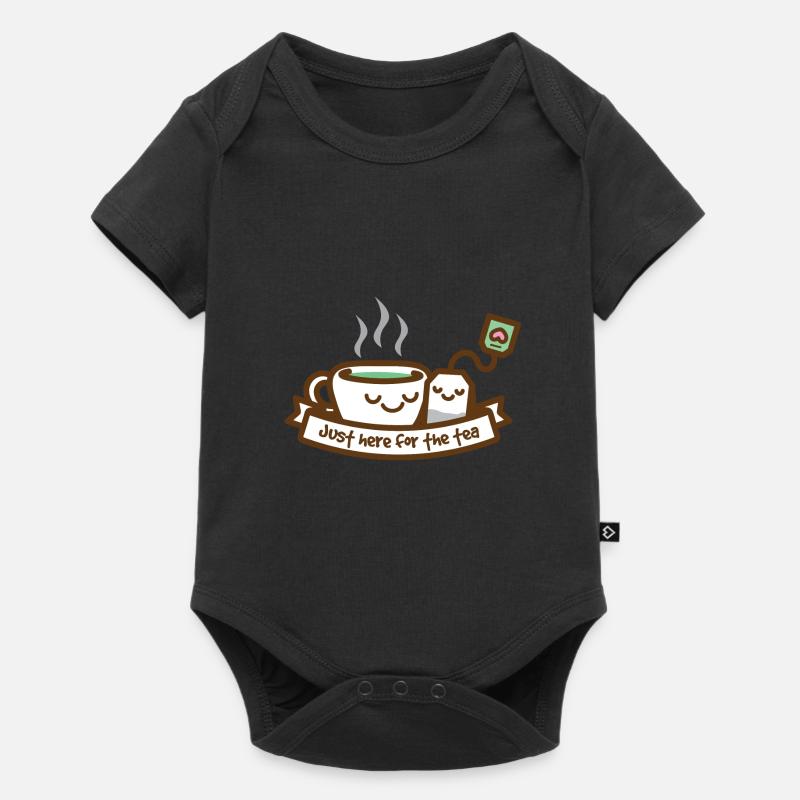 Just Here For The Tea - Baby Premium short-sleeve bodysuit - black