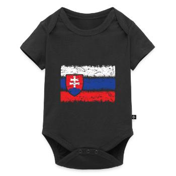 Slovakia Europe - Baby Premium short-sleeve bodysuit - black - Front