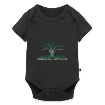 Informaticiens - Body à manches courtes Premium Bébé - noir - Devant
