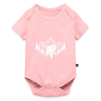 Cadeau Highland Cattle Scottish Highlands - Body à manches courtes Premium Bébé - rose - Devant