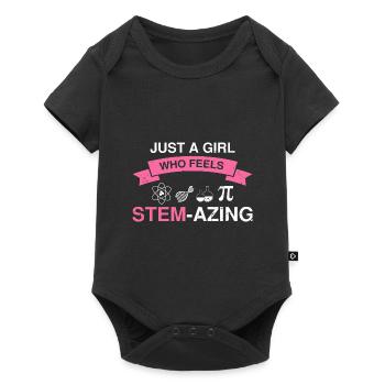 Professeur Steminist Designs for Equality Stem - Body à manches courtes Premium Bébé - noir - Devant