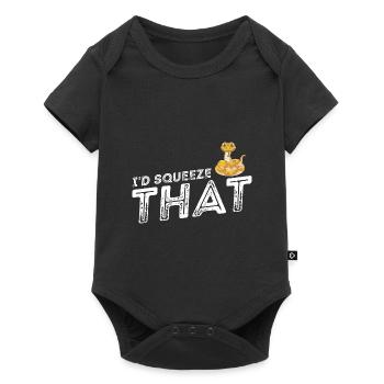 King python design for snake lovers - Baby Premium short-sleeve bodysuit - black - Front