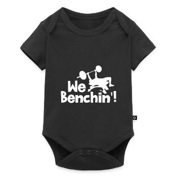 We Benchin Powerlifter Benchpress Gym Training - Body à manches courtes Premium Bébé - noir - Devant