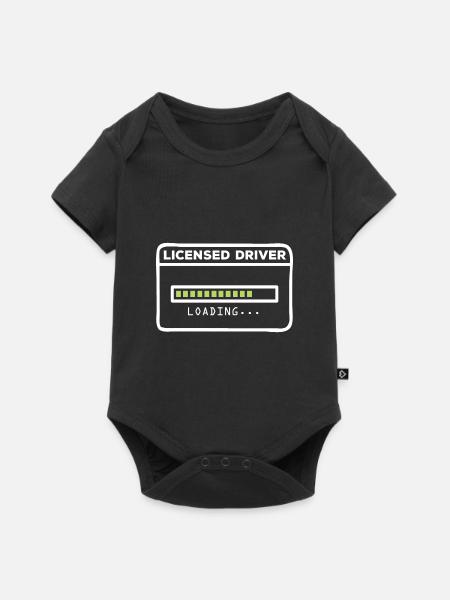 Fahrschule - Baby Premium Kurzarmbody - Schwarz