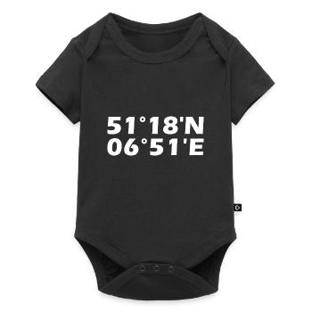 Ratingen coordinates - Baby Premium short-sleeve bodysuit - black - Front