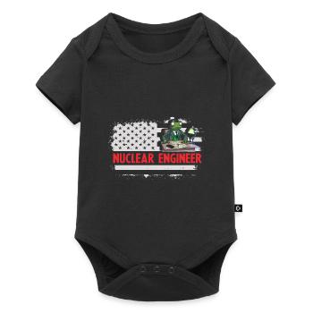 Kernenergie Spruch für Kernenergie - Baby Premium Kurzarmbody - Schwarz - Vorne