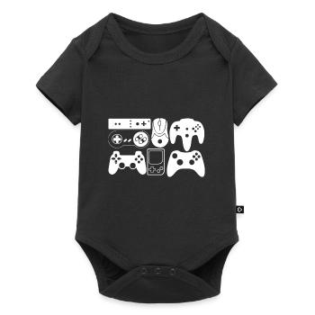 Controller gaming - Baby Premium short-sleeve bodysuit - black - Front