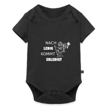 Hochzeit Junggesellenabschied Junggesellinabschied - Baby Premium Kurzarmbody - Schwarz - Vorne