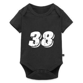 38 number symbol - Baby Premium short-sleeve bodysuit - black - Front