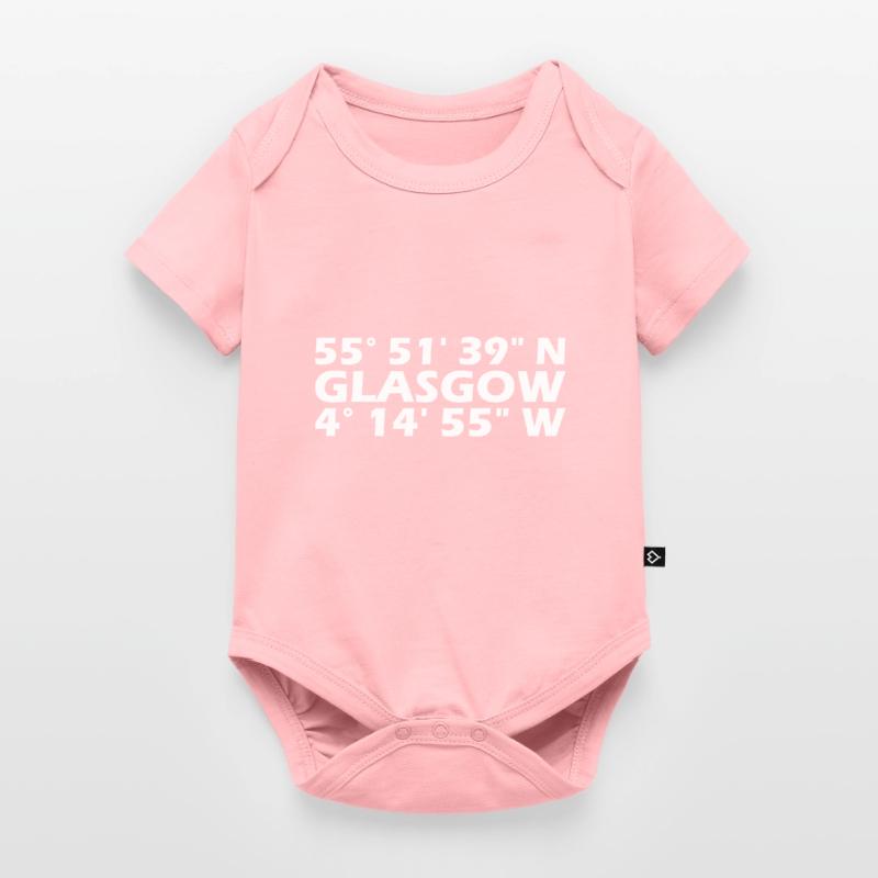 Glasgow Coordinates Baby Premium short-sleeve bodysuit