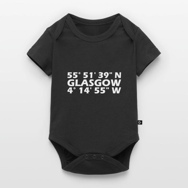 Glasgow Coordinates Baby Premium short-sleeve bodysuit