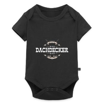 Dachdecker Beruf - Baby Premium Kurzarmbody - Schwarz - Vorne