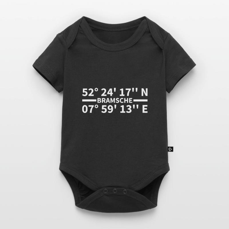 Bram's coordinates Baby Premium short-sleeve bodysuit