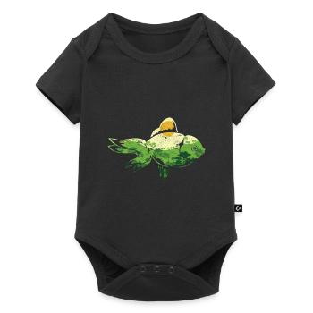 Forêt Nature Paysage Pêche Cadeau Poisson sucré - Body à manches courtes Premium Bébé - noir - Devant