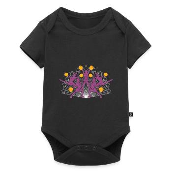 Cheerleader Athlete Gift Sports Cheerleading - Baby Premium short-sleeve bodysuit - black - Front
