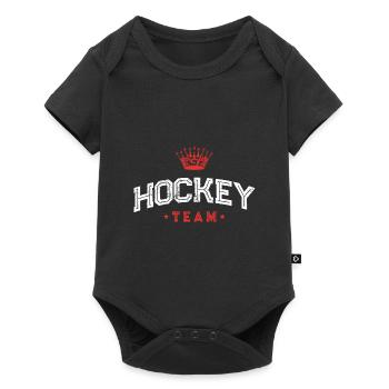 Hockey Team - Baby Premium short-sleeve bodysuit - black - Front