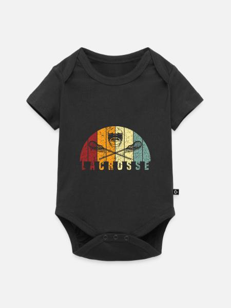 Lacrosse - Baby Premium Kurzarmbody - Schwarz