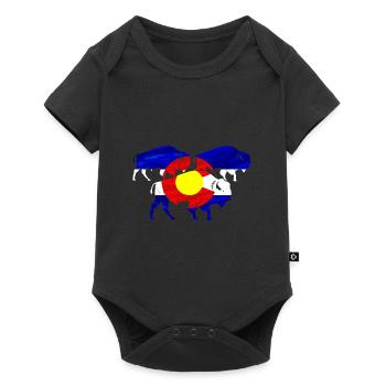 Colorado Colorado Shirt Colorado Liebhaber-Geschen - Baby Premium Kurzarmbody - Schwarz - Vorne