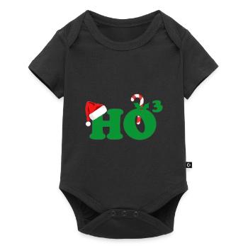 HOHOHO Noël HO Hoch 3 concours de noël - Body à manches courtes Premium Bébé - noir - Devant