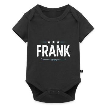 Frank - Baby Premium short-sleeve bodysuit - black - Front