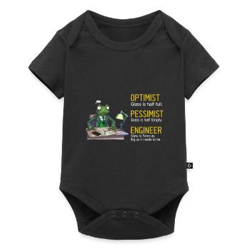 Kernenergie Spruch für Kernenergie - Baby Premium Kurzarmbody - Schwarz - Vorne