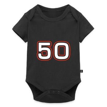 50 number symbol - Baby Premium short-sleeve bodysuit - black - Front