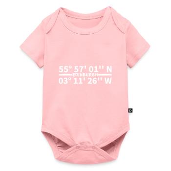 Edinburgh coordinates - Baby Premium short-sleeve bodysuit - rose - Front