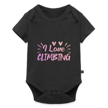 J’adore grimper - Body à manches courtes Premium Bébé - noir - Devant