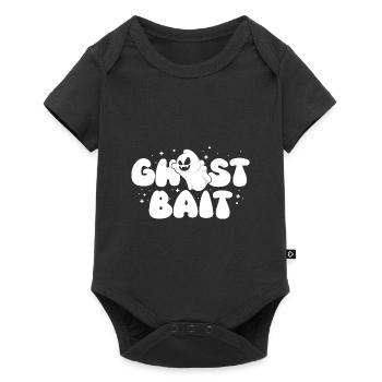 Appât fantôme Chasseur de fantômes mignon halloween design - Body à manches courtes Premium Bébé - noir - Devant
