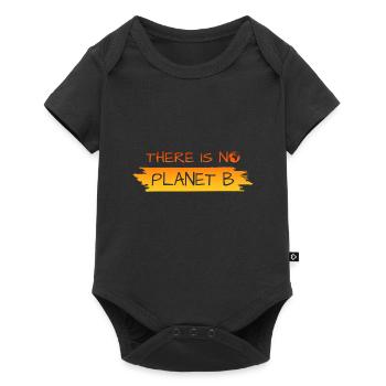 there is no planet b - Baby Premium Kurzarmbody - Schwarz - Vorne