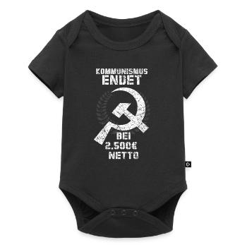 Kommunismus Sozialismus sozial USA Freiheit Geld - Baby Premium Kurzarmbody - Schwarz - Vorne