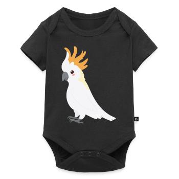 Cockatoo - Baby Premium short-sleeve bodysuit - black - Front