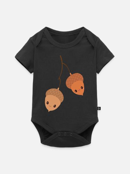 Glands - Body à manches courtes Premium Bébé - noir
