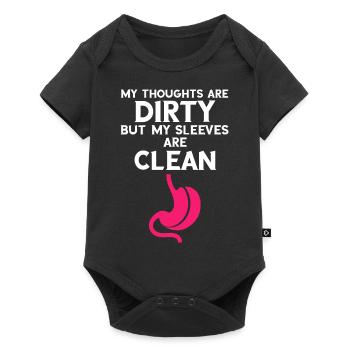 Gastric bypass and gastric bypass surgery design - Baby Premium short-sleeve bodysuit - black - Front