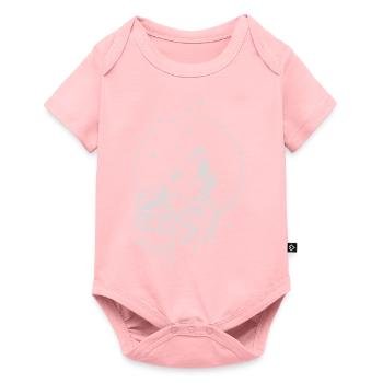 Wolf Moon - Baby Premium short-sleeve bodysuit - rose - Front