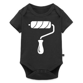 Tools Icon Painter Painter Roll Paints Painter - Baby Premium short-sleeve bodysuit - black - Front
