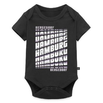 Hamburg Bergedorf - Baby Premium Kurzarmbody - Schwarz - Vorne