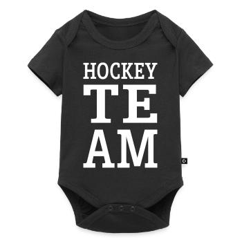 Hockey Team - Baby Premium short-sleeve bodysuit - black - Front