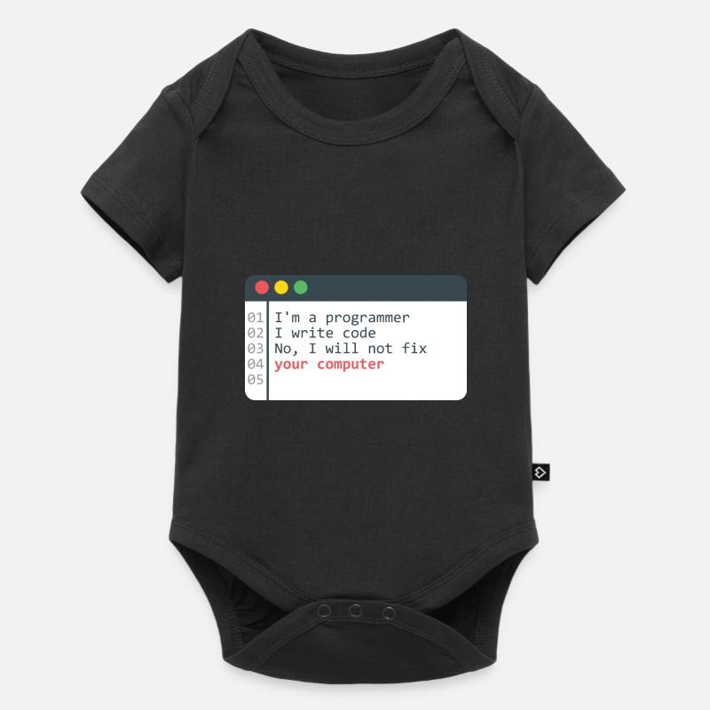 Programmierer HTML Computer Coder Codierung Programmierung - Baby Premium Kurzarmbody - Schwarz