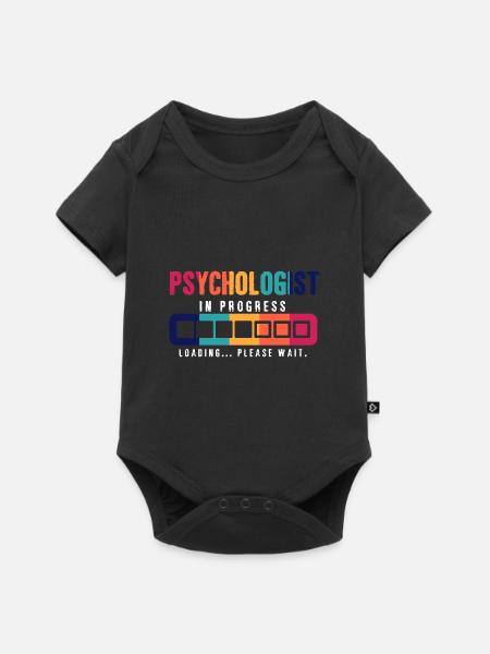 Psychologe - Baby Premium Kurzarmbody - Schwarz
