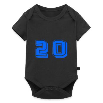 20 ANS. 20e ANNIVERSAIRE. ANNIVERSAIRE 20 ANS. 20 - Body à manches courtes Premium Bébé - noir - Devant