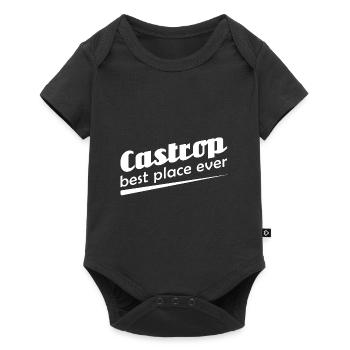 Castrop - Stadt best place ever - Baby Premium Kurzarmbody - Schwarz - Vorne