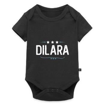 Daniel - Baby Premium short-sleeve bodysuit - black - Front