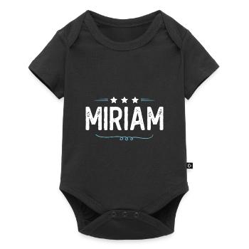 Miriam - Baby Premium short-sleeve bodysuit - black - Front